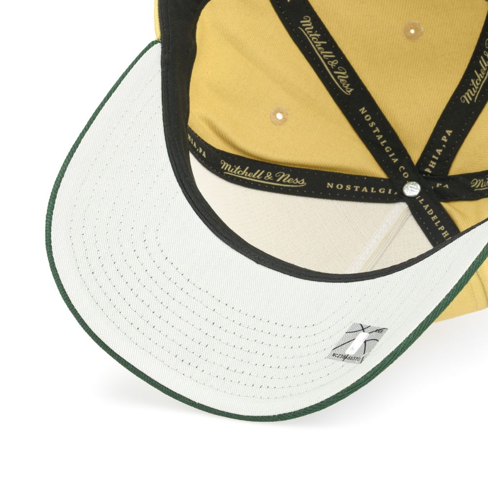 Golden State Warriors Harvest Gold Pro Crown A-frame Adjustable - Mitchell & Ness