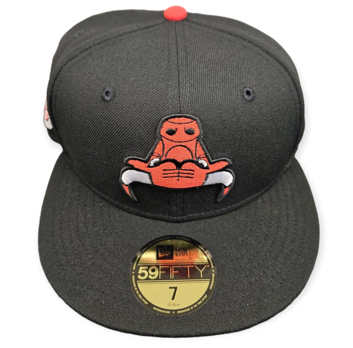 Casquette Chicago Bulls New Era 59FIFTY noire à l'envers